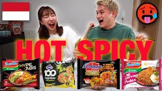 WHICH INDONESIAN NOODLE IS THE SPICIEST??? | Mukbang Test