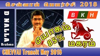 2018 Makara Rasi Chevvai Peyarchi | 2018-Mars Transit