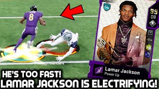 MVP LAMAR JACKSON IS A MADDEN CHEAT CODE! HE'S TOO FAST! Madden 20 Ultimate Team