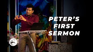 Peter's First Sermon | Pastor Manoj Samuel