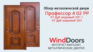 Видеообзор металлической двери Профессор 4 02 РР