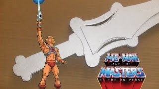 Homemade He-Man & The Masters of the Universe Power Sword
