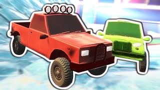 ЗАБАГОВАНЫЕ ГОНКИ НА ЛЕДНИКЕ! - CrazyCars 3D