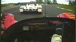 1 Radical SR3 vs 2 Radical SR8's Racing at Croft!