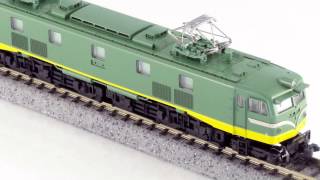 【KATO】EF58青大将 詳細写真とターンテーブル回転走行動画【N gauge】