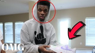 DESTROYED YOUR SHOES PRANK ON KING * I NEVER SEEN HIM THIS MAD *