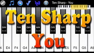 Ten Sharp - You - How to Play Piano Melody