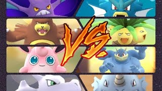 Pokémon GO Gym Battles Level 6 Ursaring Aerodactyl Porygon 2 Wigglytuff Kingdra & more
