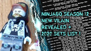NINJAGO SEASON 12 VILAIN REVEALED+ 2020 SETS LIST !