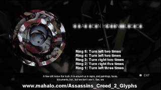Assassin's Creed 2 Walkthrough - Glyph Puzzle #20 HD