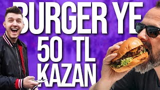 YE KAZAN | 30 SANİYEDE HAMBURGER YEDİ !! |