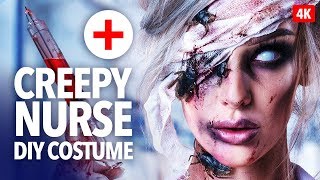 Creepy Nurse Halloween Makeup Tutorial