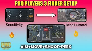 Best 3 Finger Claw Sensitivity & Setup For  PUBG MOBILE | PRO CLAW