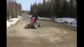 #ПОЛЕЗНОЕ Самодельный квадроцикл. Собран из мотоцикла Honda