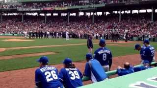 Royals players enjoy David Ortiz's "This is Our Fucking City" speech - April 20, 2013