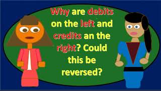 Why are Debits on left Credits on Right? Could be reversed?