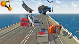 BeamNG Drive High Speed Jump Crashes & Epic Fails #12 - New Update