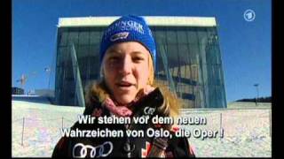 Miriam Gössner spricht norwegisch