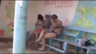 Пьяные бабы Бухие телки жосткая драка!!