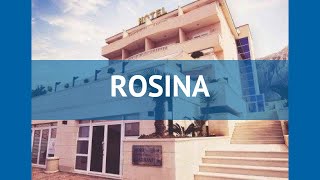 ROSINA 4* Хорватия Средняя Далмация обзор – отель РОСИНА 4* Средняя Далмация видео обзор
