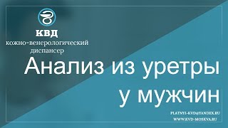 Анализ из уретры у мужчин