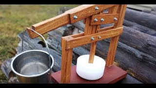 Двухрычажный пресс для сыра.
