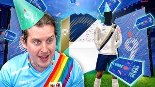 WE PACKED AN ICON! INSANE FUT BIRTHDAY PACK OPENING! FIFA 18 ULTIMATE TEAM