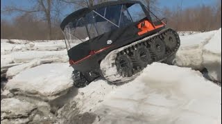 Argo 8x8 750 HDi avec chenille et l'entretien de remorque - Action moteur sport VTT