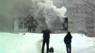 Сгорел Человек (заживо)