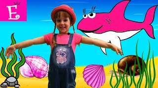 АКУЛЕНОК или BABY SHARK Детские песни и танцы для детей