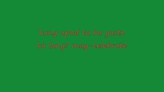 Sa Imo Ko Nakita by R-Nic with Lyrics