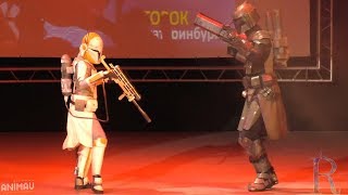 ANIMAU EXPO 2017. На фоне этих чудесных шторок (Екатеринбург): Star Wars - Мандалорцы