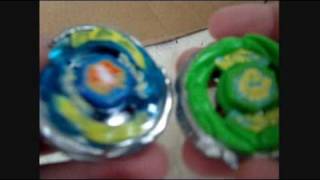 Beyblade Metal Fusion Storm Pegasus RF105 and Rock Aquario SF125 Unboxing and Review