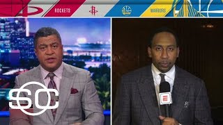 Stephen A. Smith comments on Rockets win over Warriors | SportsCenter | ESPN