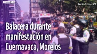 Así fue el momento exacto en que se desató la balacera en el Centro de Cuernavaca  | EnVivo