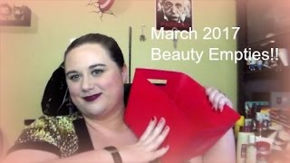 March 2017 Beauty Empties | VEDA #5