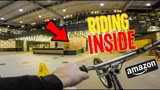 RIDING INSIDE THE AMAZON HEADQUARTERS!