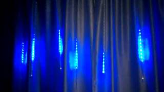 Гирлянда светодиодная Капля LED тающая сосулька 50см синее свечение
