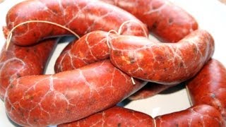 Chorizos hechos en casa