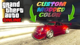 GTA 5 MODDED CREW COLOR "ENVY RED" RARE PAINT JOBS