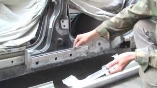 Как заменить и отремонтировать пороги своими руками Renault Laguna #2
