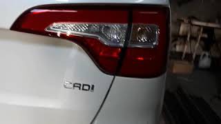 Защита заднего бампера kia sorento киа соренто 2018