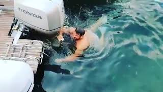 Balotelli, scommessa con un barista di Napoli. E il motorino è in acqua!