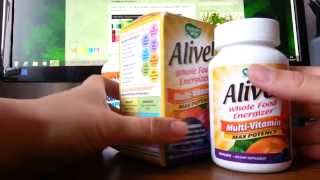IHerb покупки. Обзор посылки: БАДы, витамины Alive, спирулина, крем. Март 2015.