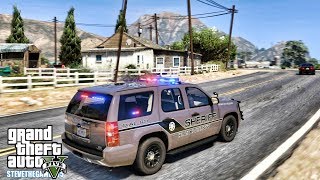 GTA 5 MODS LSPDFR 0.4.4 #15 - BLAINE COUNTY PATROL!!! (GTA 5 REAL LIFE PC MOD)