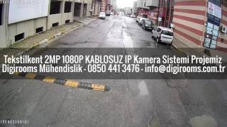 Tekstilkent A Kapısı Çıkış Plaka Okuma 2MP 1080P 1920x1080 FULL HD Kablosuz IP Kamera Örnek Görüntüs