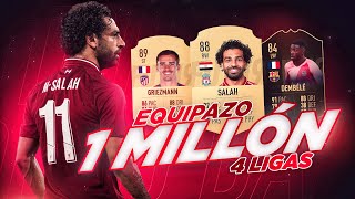 EQUIPAZO HIBRIDO PERFECTO DE 4 LIGAS POR 1 MILLON DE MONEDAS !!