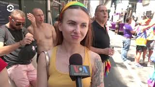 Грандиозный Парад гордости в Нью-Йорке