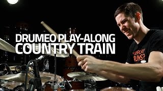 Free Drumless Track - Country Train - Drum Cover