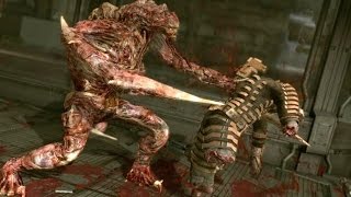 Dead Space 1 The Hunter / Regenerator boss fight